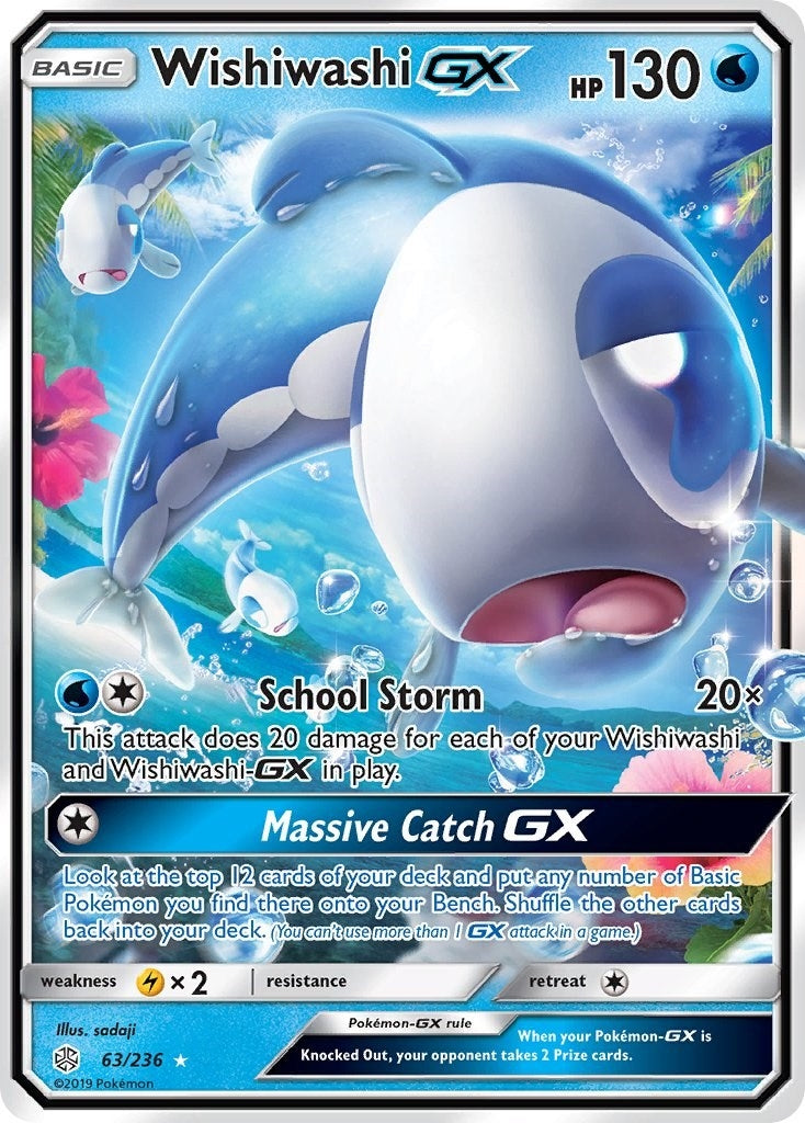 Image for Wishiwashi GX (63/236) (SM - Cosmic Eclipse) (SM12) - Pokemon