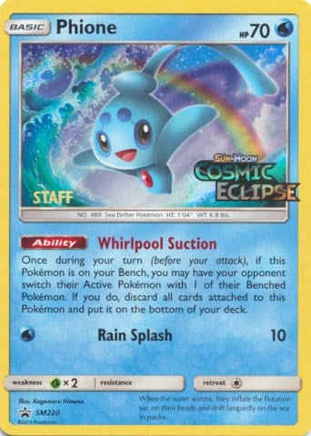 Image for Phione - SM220 (Prerelease) [Staff] (SM220) (SM Promos) (SMP) - Pokemon