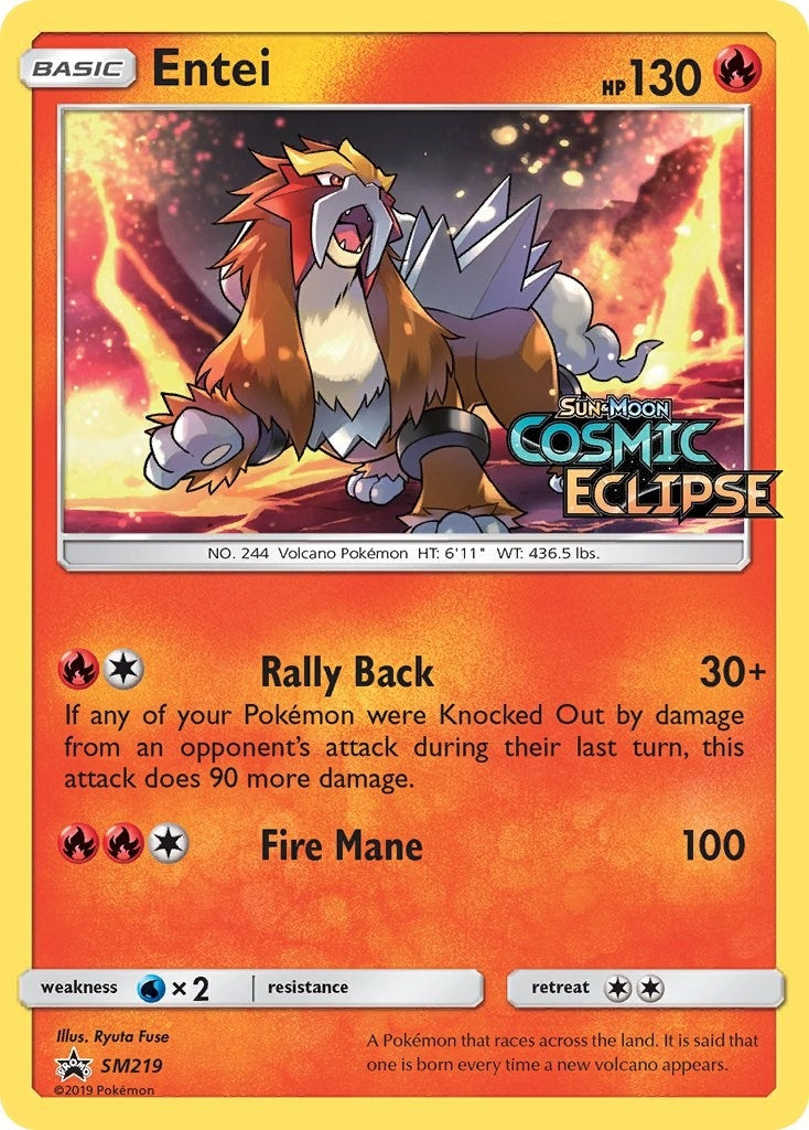 Image for Entei - SM219 (Prerelease) (SM219) (SM Promos) (SMP) - Pokemon