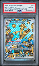 GHOLDENGO ex SPECIAL ILLUSTRATION RARE 2025 POKEMON PRE EN-PRISMATIC EVOLUTIONS PSA GEM MT 10 POKEMON Single