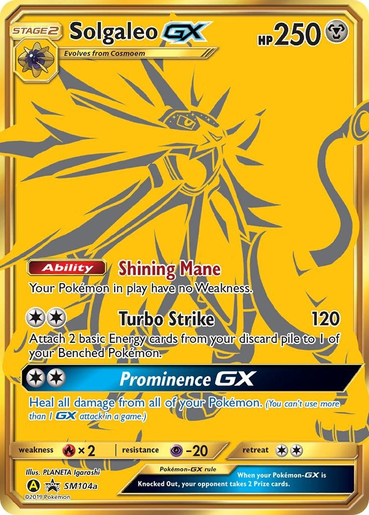 Image for Solgaleo GX - SM104a (SM104a) (SM Promos) (SMP) - Pokemon
