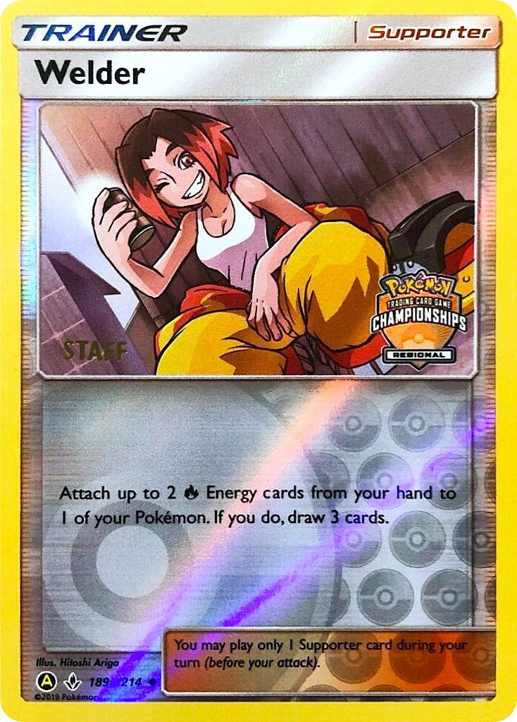 Image for Welder - 189a/214 (Regional Championships) [Staff] (189a/214) (League & Championship Cards) (PR) - Pokemon