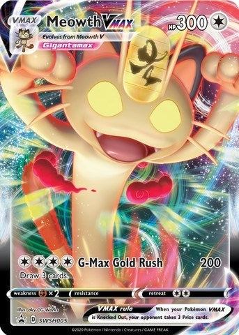 Meowth VMAX - SWSH005 (SWSH005) (SWSH: Sword & Shield Promo Cards) (SWSD) Pokemon