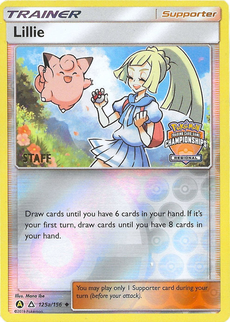 Image for Lillie - 215a/156 (Regional Championships) [Staff] (125a/156) (League & Championship Cards) (PR) - Pokemon