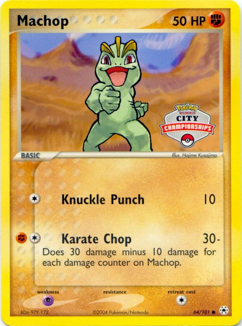 Image for Machop - 64/101 (City Championships) (064/101) (League & Championship Cards) (PR) - Pokemon