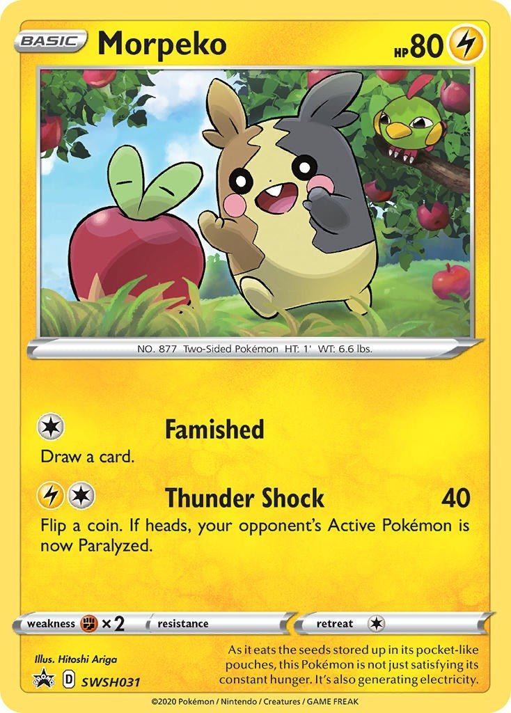 Image for Morpeko - SWSH031 (SWSH031) (SWSH: Sword & Shield Promo Cards) (SWSD) - Pokemon