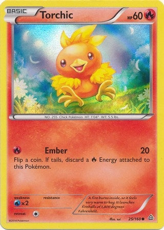 Image for Torchic - 25/160 (Sheen Holo) (025/160) (Miscellaneous Cards & Products) (MCAP) - Pokemon
