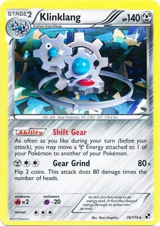 Image for Klinklang - 76/114 (Cracked Ice Holo) (076/114) - Pokemon