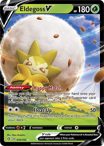 Eldegoss V (019/192) (SWSH02: Rebel Clash) Pokemon