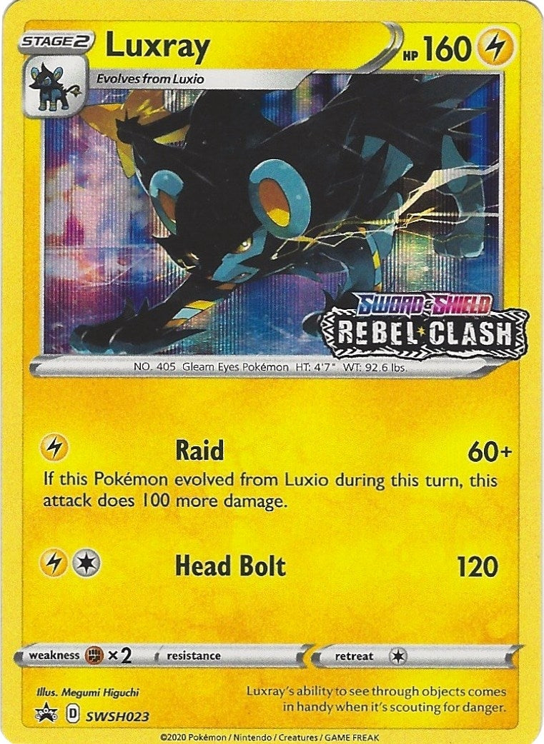 Image for Luxray - SWSH023 (Prerelease) (SWSH023) (SWSH: Sword & Shield Promo Cards) (SWSD) - Pokemon