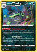 Image for Galarian Weezing (113/192) (SWSH02: Rebel Clash) (SWSH02) - Pokemon