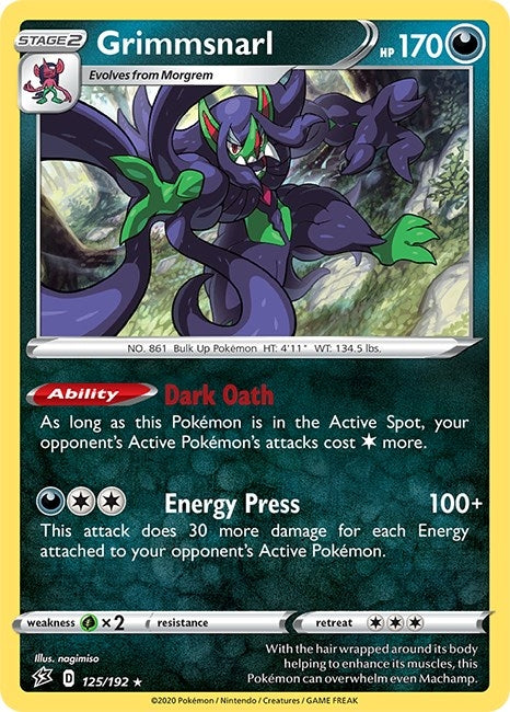 Image for Grimmsnarl (125/192) - Pokemon