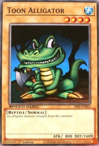 Toon Alligator (SS04-ENB03) (Speed Duel Decks: Match of the Millennium) YuGiOh