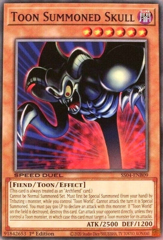 Toon Summoned Skull (SS04-ENB09) (Speed Duel Decks: Match of the Millennium) YuGiOh