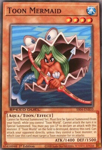 Toon Mermaid (SS04-ENB10) (Speed Duel Decks: Match of the Millennium) YuGiOh
