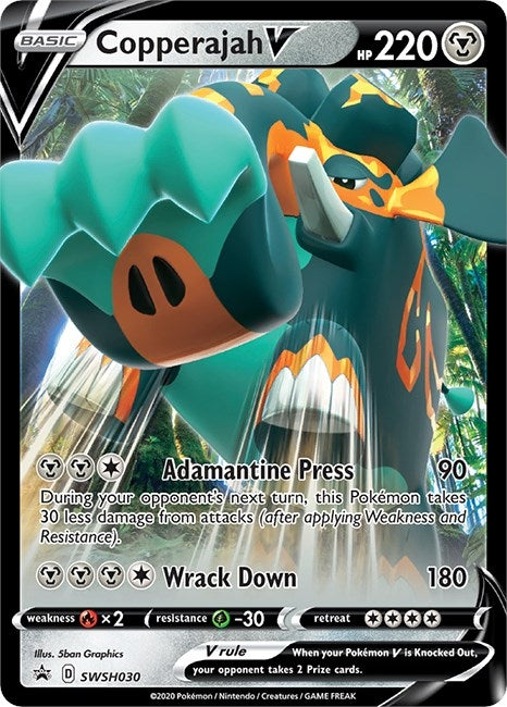 Image for Copperajah V - SWSH030 (SWSH030) (SWSH: Sword & Shield Promo Cards) (SWSD) - Pokemon
