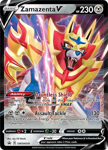 Zamazenta V - SWSH019 (SWSH019) (SWSH: Sword & Shield Promo Cards) (SWSD) Pokemon