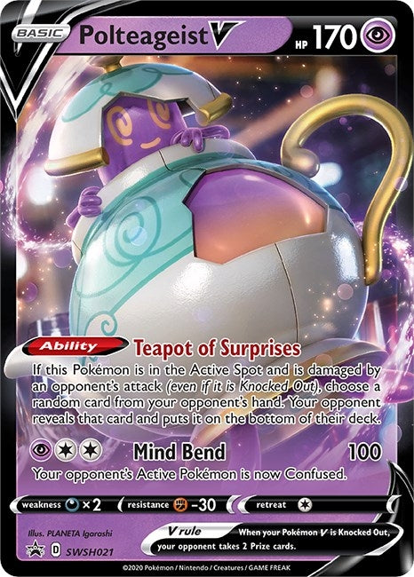 Image for Polteageist V - SWSH021 (SWSH021) (SWSH: Sword & Shield Promo Cards) (SWSD) - Pokemon