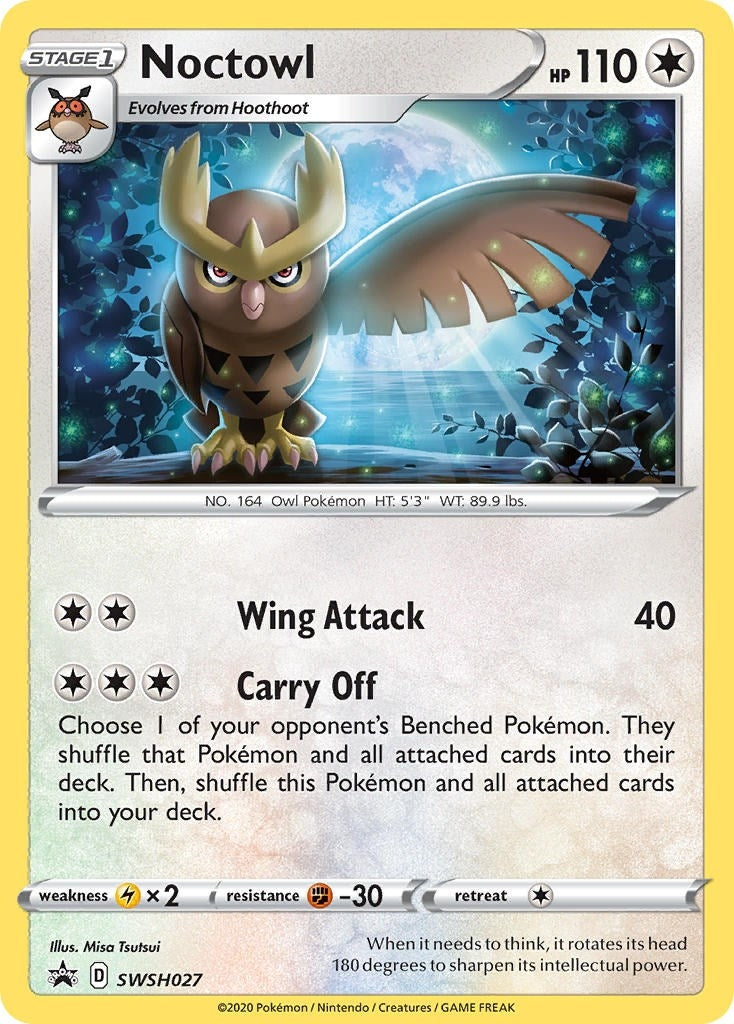 Image for Noctowl - SWSH027 (SWSH027) (SWSH: Sword & Shield Promo Cards) (SWSD) - Pokemon