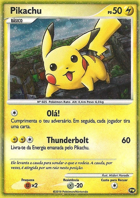 Image for Pikachu (Portuguese) (PW 9) (Pikachu World Collection Promos) (PWCP) - Pokemon