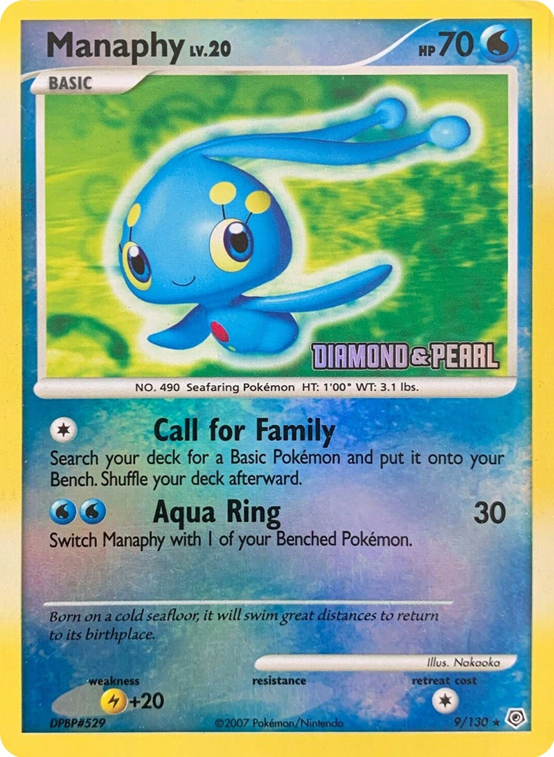 Image for Manaphy - 9/130 [Diamond & Pearl] (009/130) - Pokemon