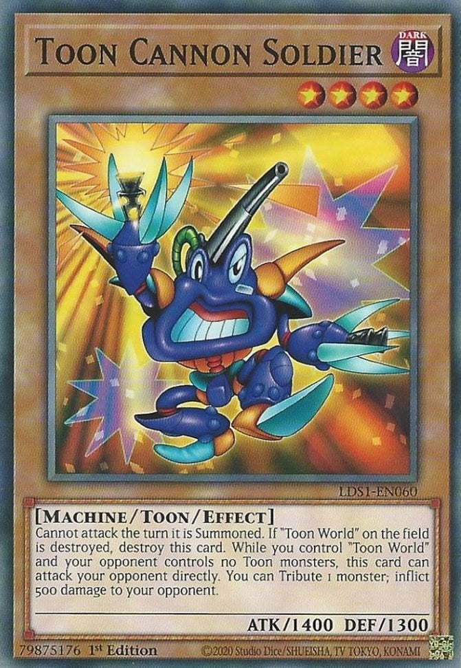 Toon Cannon Soldier (LDS1-EN060) (Legendary Duelists: Season 1) YuGiOh