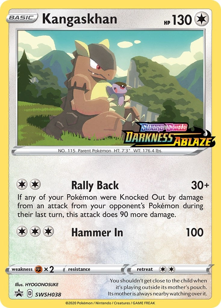 Image for Kangaskhan - SWSH038 (Prerelease) (SWSH038) (SWSH: Sword & Shield Promo Cards) (SWSD) - Pokemon