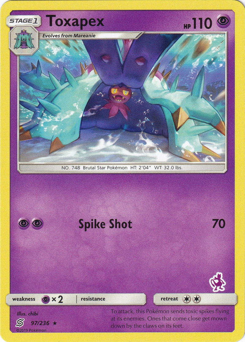 Image for Toxapex - 97/236 (Mewtwo Stamped) (097/236) - Pokemon