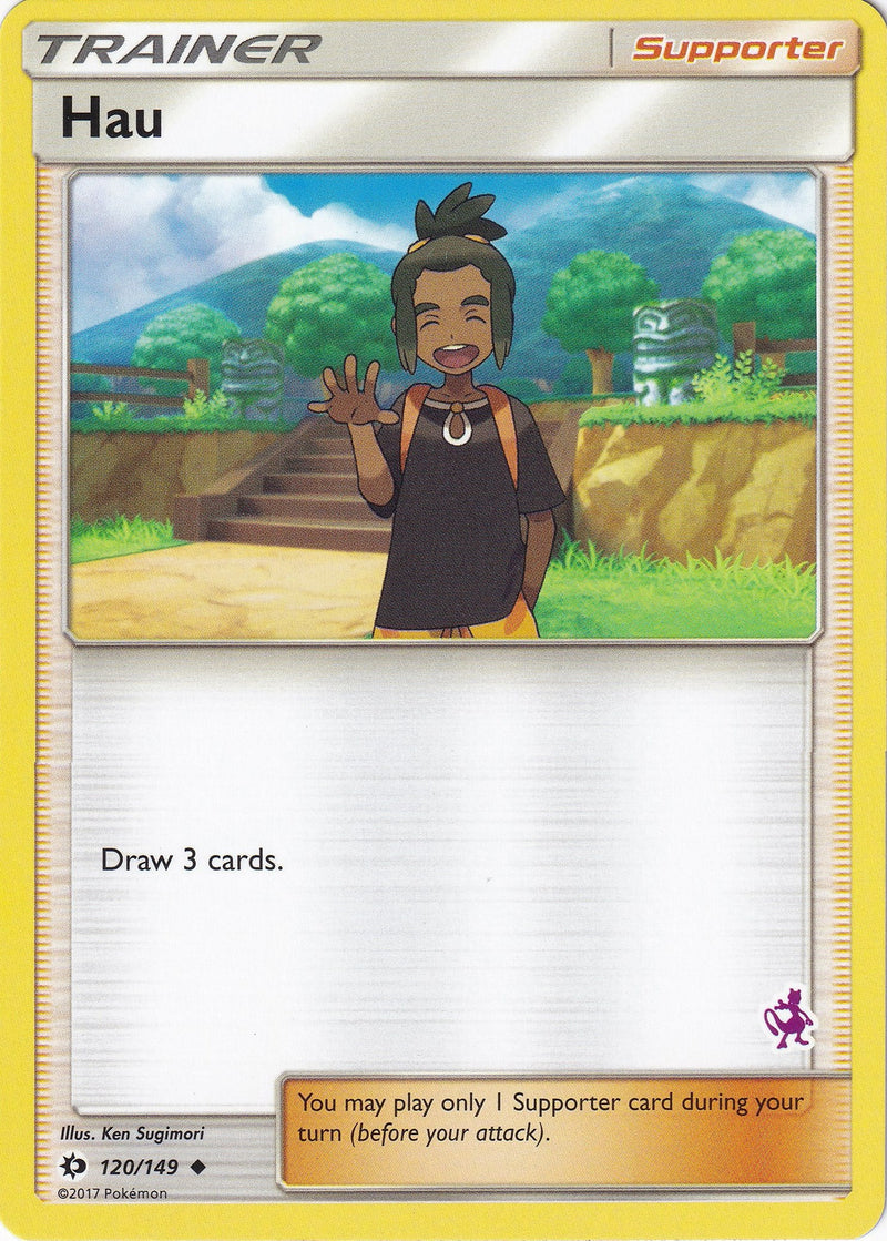 Image for Hau - 120/149 (Mewtwo Stamped) (120/149) - Pokemon