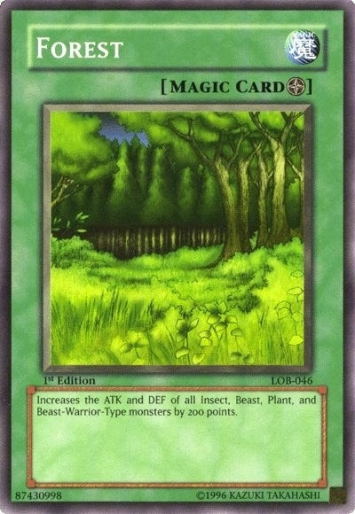 Forest (LOB-046) (The Legend of Blue Eyes White Dragon) YuGiOh