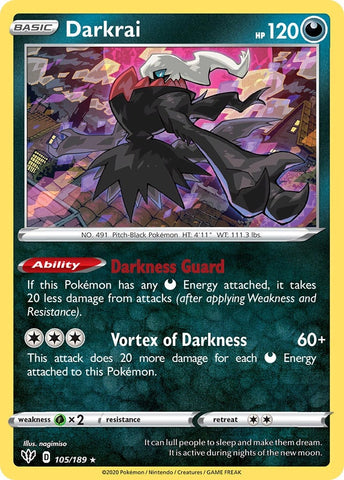 Image for Darkrai (105/189) - Pokemon