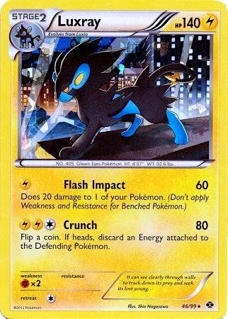 Image for Luxray - 46/99 (Cracked Ice Holo) (046/099) - Pokemon