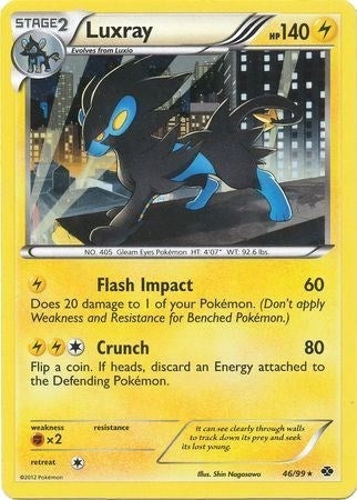 Image for Luxray - 46/99 (Cosmos Holo) (046/099) - Pokemon