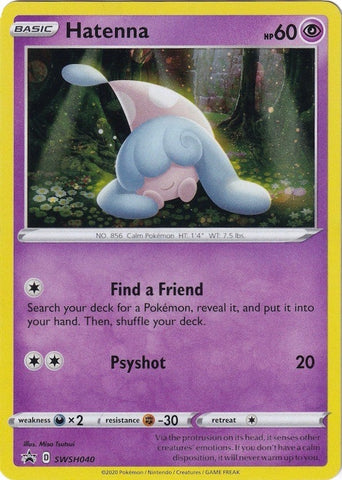 Hatenna - SWSH040 (SWSH040) (SWSH: Sword & Shield Promo Cards) (SWSD) Pokemon