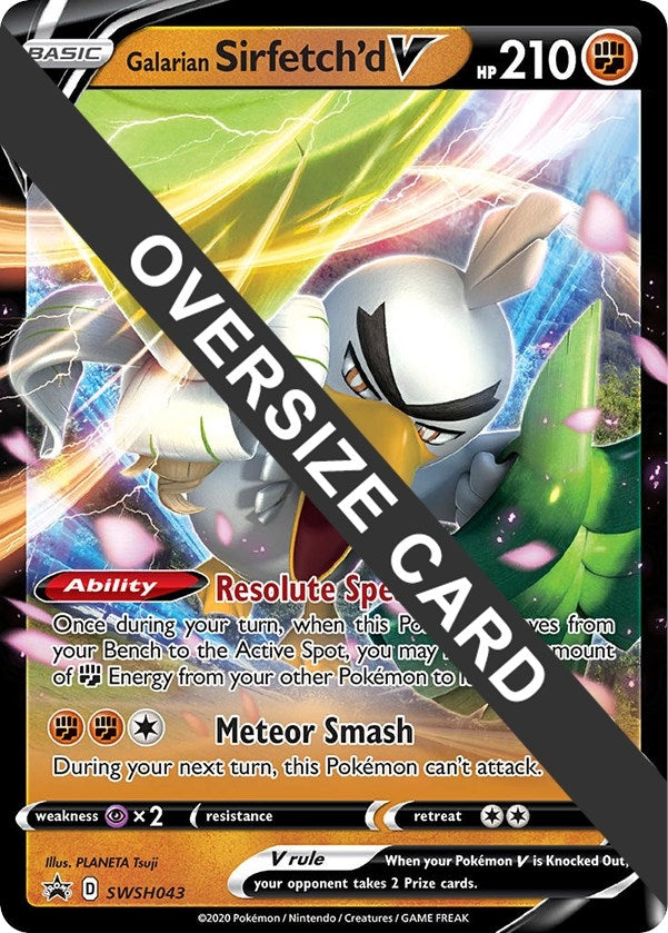 Image for Galarian Sirfetch'd V - SWSH043 (SWSH043) (Jumbo Cards) (PR) - Pokemon