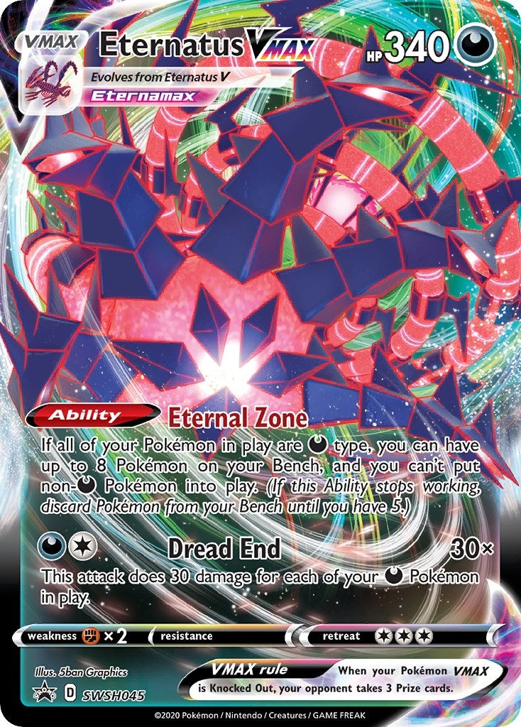Image for Eternatus VMAX - SWSH045 (SWSH045) (SWSH: Sword & Shield Promo Cards) (SWSD) - Pokemon