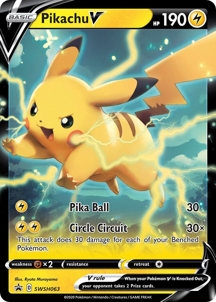 Image for Pikachu V - SWSH063 (SWSH063) (SWSH: Sword & Shield Promo Cards) (SWSD) - Pokemon