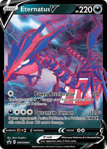 Eternatus V - SWSH064 (SWSH064) (SWSH: Sword & Shield Promo Cards) (SWSD) Pokemon