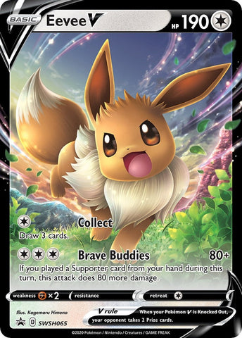 Eevee V - SWSH065 (SWSH065) (SWSH: Sword & Shield Promo Cards) (SWSD) Pokemon