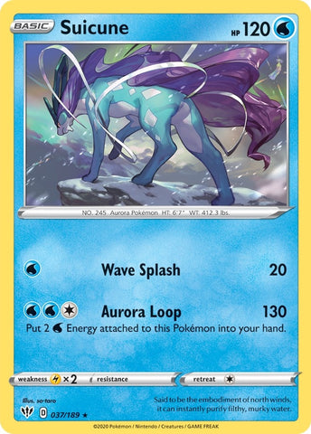 Image for Suicune (037/189) - Pokemon