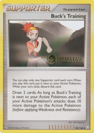 Image for Buck's Training - 130/146 (Prerelease) (130) (Miscellaneous Cards & Products) (MCAP) - Pokemon