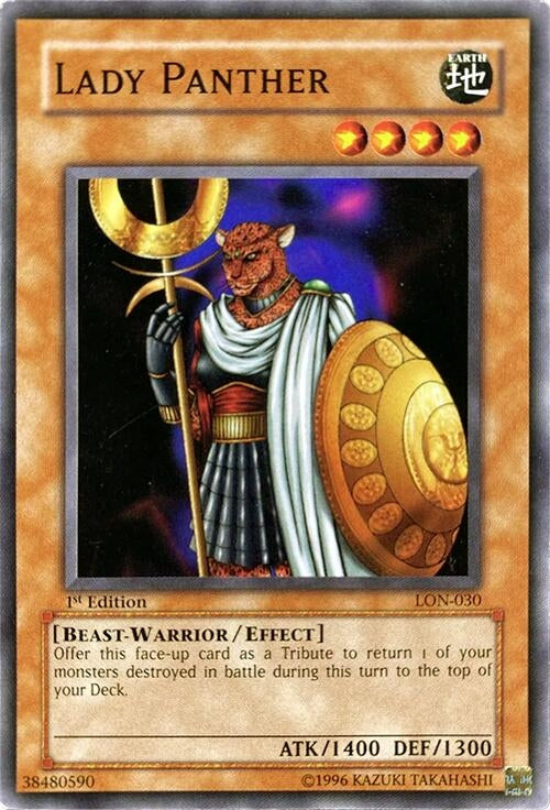 Lady Panther (LON-030) (Labyrinth of Nightmare) YuGiOh