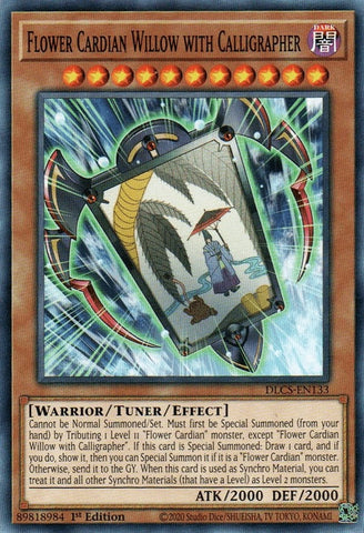 Flower Cardian Willow with Calligrapher (DLCS-EN133) (Dragons of Legend: The Complete Series) YuGiOh