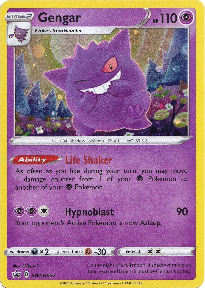 Image for Gengar - SWSH052 (SWSH052) (SWSH: Sword & Shield Promo Cards) (SWSD) - Pokemon