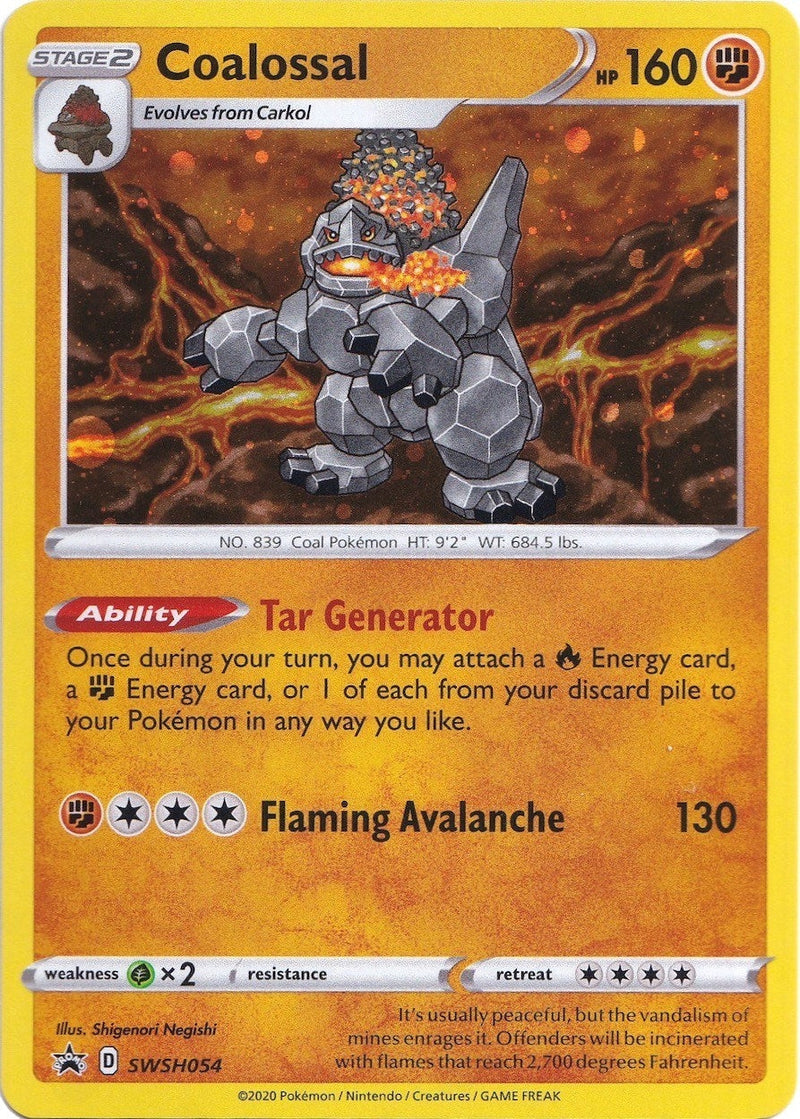 Coalossal - SWSH054 (SWSH054) (SWSH: Sword & Shield Promo Cards) (SWSD) Pokemon