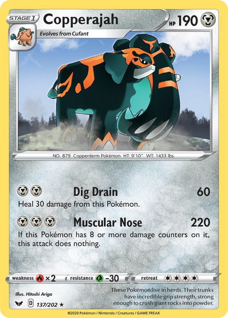 Image for Copperajah - 137/202 (Non-Holo Gamestop Exclusive) (137/202) - Pokemon