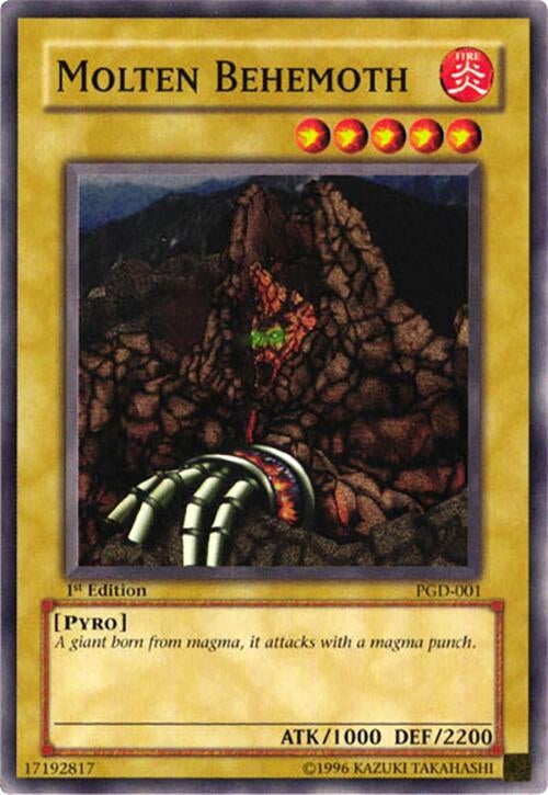 Molten Behemoth (PGD-001) (Pharaonic Guardian) YuGiOh