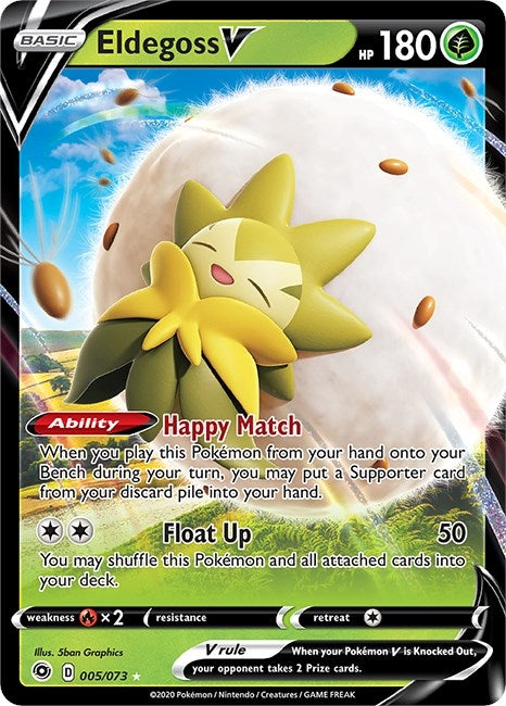 Image for Eldegoss V (05/73) (Champion's Path) - Pokemon