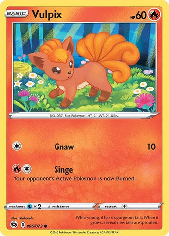 Image for Vulpix (06/73) (Champion's Path) - Pokemon