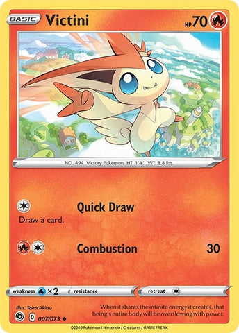 Image for Victini (07/73) (Champion's Path) - Pokemon